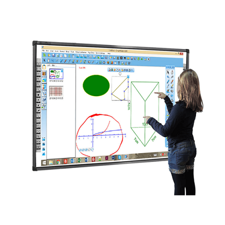 LEAD BOARD SMT-83 Interactive Board complete with remote and pen holder