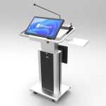 Digital Smart Podium Lectern with Integrated Smart Screen - Image 3