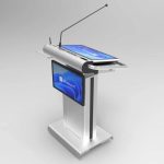 Digital Smart Podium Lectern with Integrated Smart Screen - Image 4