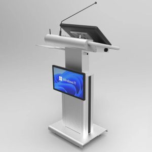 Digital Smart Podium Lectern with Integrated Smart Screen