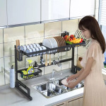 Over the Sink 85cm Stainless Steel Dish Rack