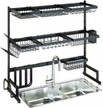 Double Layer Sink Plate Rack-85cm - Image 4