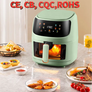 8L Digital Control Electric Air Fryer- Green
