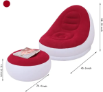 Inflatable sofa with foot Stool - Image 4