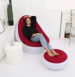 Inflatable sofa with foot Stool - Image 2