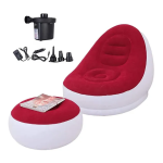 Inflatable sofa with foot Stool - Image 3