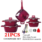 21pcs Non-stick Cookware Set - Image 5