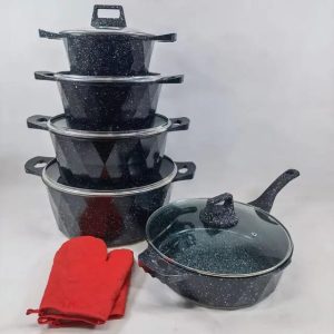 12pcs Granite Non-stick Pot