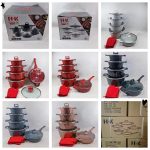 12pcs Granite Non-stick Pot - Image 3