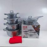 12pcs Granite Non-stick Pot - Image 2