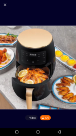 6L Silver Crest Air Fryer-2400w
