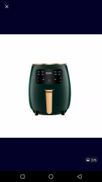 6L Silver Crest Air Fryer -2400w - Image 6