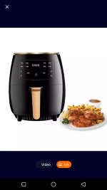 6L Silver Crest Air Fryer-2400w - Image 4