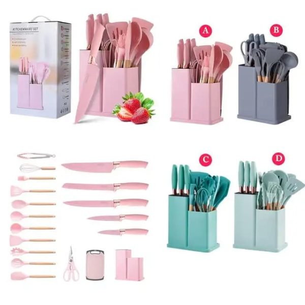 Silicone Spoon Set -19pcs