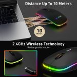 LEAD 2.4Ghz Wireless Rechargeable Mouse for Android, Apple and Windows - Image 2