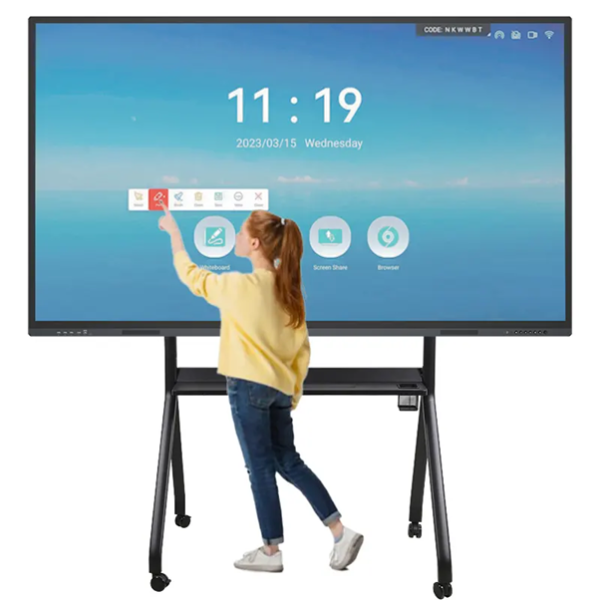 98″ UHD LEAD Flat Panel-Powered by Android 14 with 8GB RAM and a 48MP camera