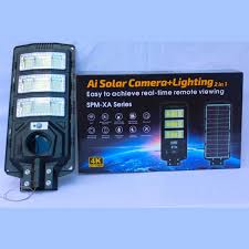 AI Camera and Solar Light – Smart Wireless Security Solution